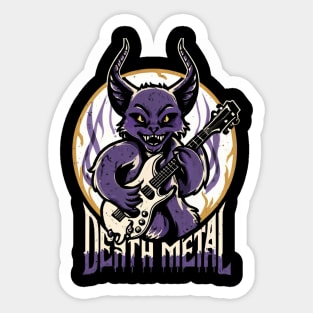 death metal Satanic Baphomet cat Sticker